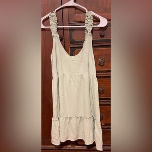 Blu Pepper Light Green Mini Dress